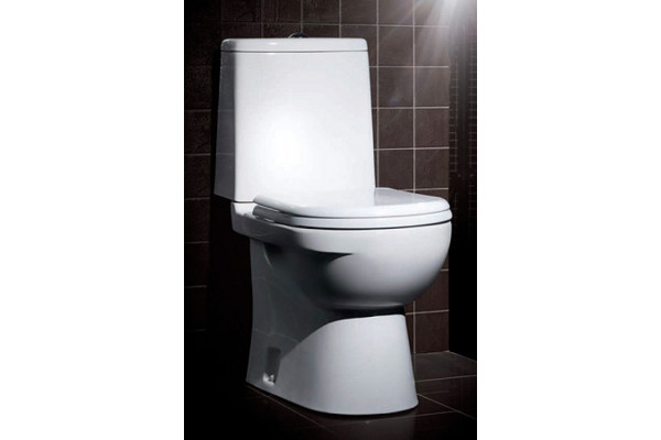 Унитаз-компакт Sanita luxe Next luxe без микролифта белый, овальный, 35.5x64.8 см