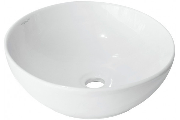Раковина Sanita luxe Art slim 40 круглая, цвет белый