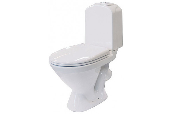 Унитаз-компакт Sanita luxe Classic luxe с микролифтом, белый, овальный, 34.5x59 см