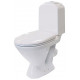 Унитаз-компакт Sanita luxe Classic luxe с микролифтом, белый, овальный, 34.5x59 см