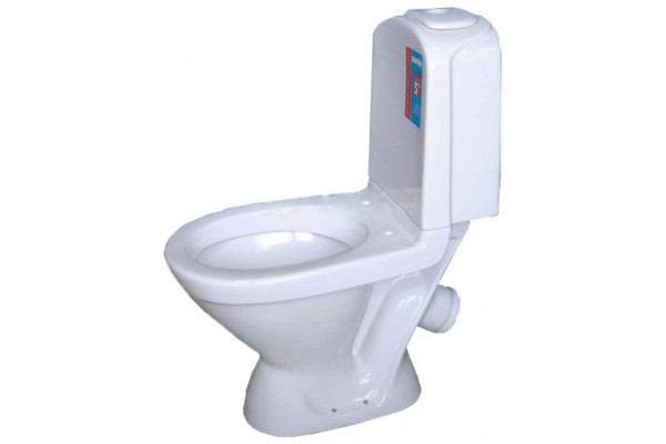 Унитаз-компакт Sanita luxe Classic luxe с микролифтом, белый, овальный, 34.5x59 см