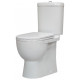Унитаз-компакт Sanita luxe Art luxe с микролифтом, белый, овальный, 34.5x63 см