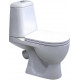 Унитаз-компакт Sanita luxe Max белый, антивсплеск, 34.5x61.5 см