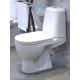 Унитаз-компакт Sanita luxe Max белый, антивсплеск, 34.5x61.5 см