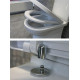 Унитаз-компакт Sanita luxe Max белый, антивсплеск, 34.5x61.5 см