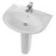 Раковина Sanita luxe Classic luxe полукруглая, цвет белый, с переливом