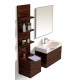 Раковина Sanita luxe Infinity76 F01 цвет белый, на тумбу, прямоугольная