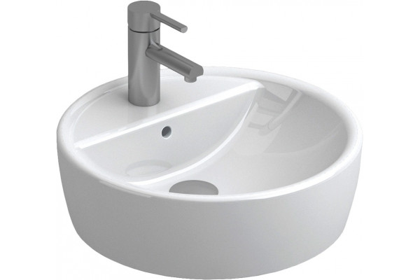 Рукомойник Sanitana Urban 45 с переливом, цвет белый, на столешницу