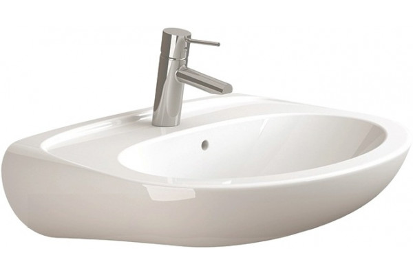 Раковина Sanitana Munique 55 полукруглая, цвет белый