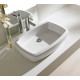 Раковина Sanitana Up 60 прямоугольная, цвет белый, на столешницу