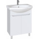 Тумба с раковиной Sanstar Bianco 65, напольная, с дверками