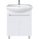 Тумба с раковиной Sanstar Bianco 65, напольная, с дверками