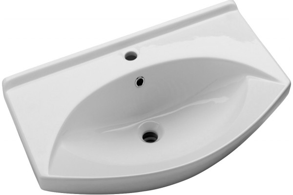 Тумба с раковиной Sanstar Bianco 65, напольная, с дверками
