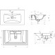 Мебель для ванной Sanstar Smile 80 подвесная в современном стиле