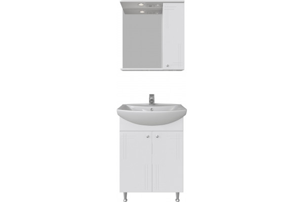 Мебель для ванной Sanstar Июнь 60 напольная, ручки хром