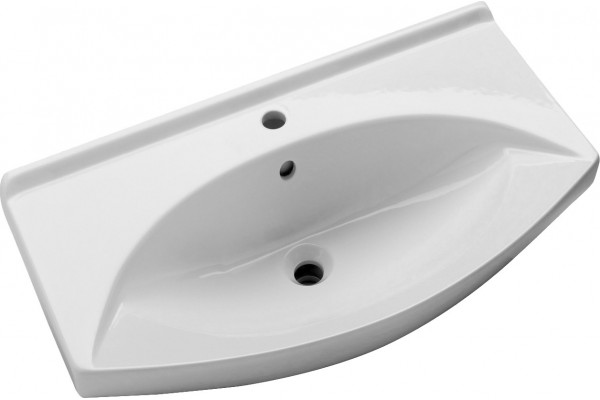 Тумба с раковиной Sanstar Bianco 75, напольная, с дверками
