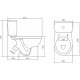 Унитаз-компакт Santek Бореаль WH302146 белый, овальный, антивсплеск, 38x67 см
