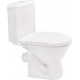Унитаз-компакт Santek Алькор 1WH302196 белый, овальный, 35.5x67 см