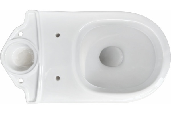 Унитаз-компакт Santek Алькор 1WH302196 белый, овальный, 35.5x67 см