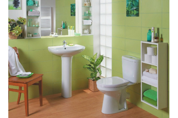 Унитаз-компакт Santek Анимо 1WH110032 белый, овальный, 38x63.5 см