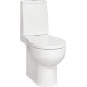 Унитаз-компакт Santek Аллегро с микролифтом, белый, овальный, 35x66 см