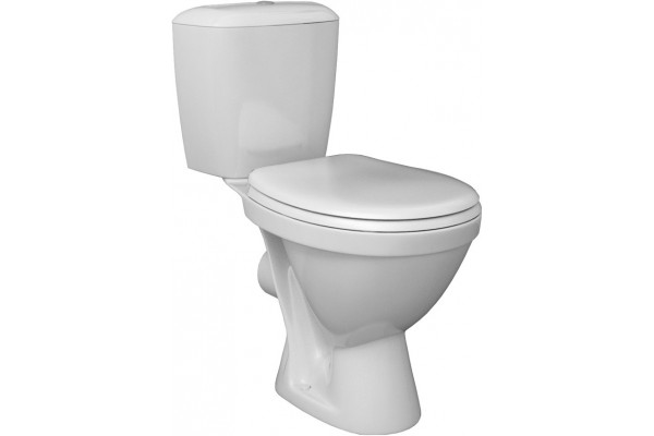 Унитаз-компакт Santek Паллада 1.WH30.2.376 белый, овальный, 36.5x63 см