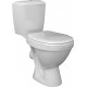 Унитаз-компакт Santek Паллада 1.WH30.2.376 белый, овальный, 36.5x63 см