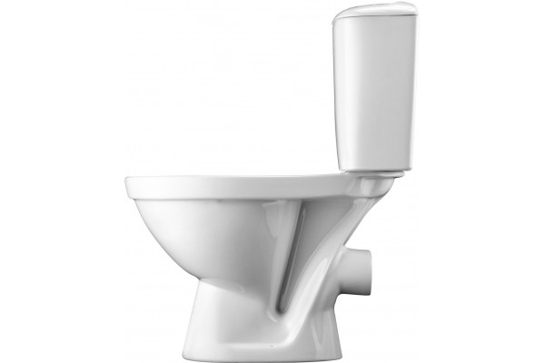 Унитаз-компакт Santek Паллада 1.WH30.2.376 белый, овальный, 36.5x63 см
