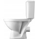 Унитаз-компакт Santek Паллада 1.WH30.2.376 белый, овальный, 36.5x63 см