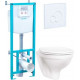 Комплект Santek Бореаль 1WH302464 цвет белый, бачок 3/6 л