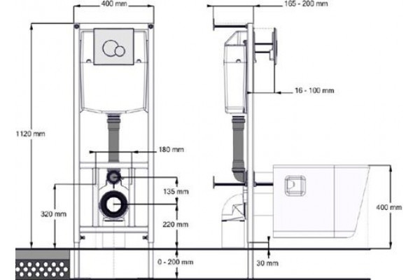 Комплект Santek Бореаль 1WH302464 цвет белый, бачок 3/6 л