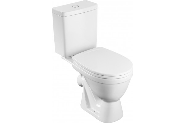 Унитаз-компакт Santek Уно 1WH501613 белый, овальный, 35.5x64.8 см