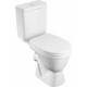 Унитаз-компакт Santek Уно 1WH501613 белый, овальный, 35.5x64.8 см