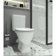 Унитаз-компакт Santek Уно 1WH501613 белый, овальный, 35.5x64.8 см