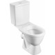 Унитаз-компакт Santek Уно 1WH501613 белый, овальный, 35.5x64.8 см