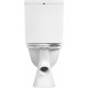 Унитаз-компакт Santek Уно 1WH501613 белый, овальный, 35.5x64.8 см