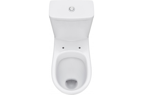 Унитаз-компакт Santek Уно 1WH501613 белый, овальный, 35.5x64.8 см