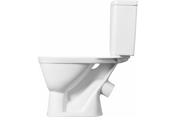 Унитаз-компакт Santek Уно 1WH501613 белый, овальный, 35.5x64.8 см