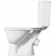Унитаз-компакт Santek Уно 1WH501613 белый, овальный, 35.5x64.8 см
