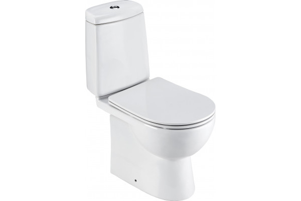 Унитаз-компакт Santek Остин 1WH302419 белый, овальный, 35x65 см