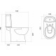 Унитаз-компакт Santek Остин 1WH302419 белый, овальный, 35x65 см