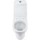 Унитаз-компакт Santek Остин 1WH302419 белый, овальный, 35x65 см