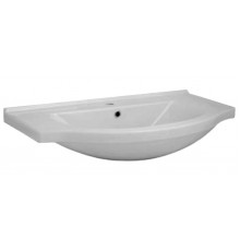 Раковина Santek Эльбрус 90 WH110790 полувстраиваемая цвет белый, на тумбу