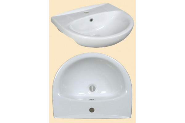 Раковина Santek Антик 55 WH110186 полувстраиваемая цвет белый, на тумбу