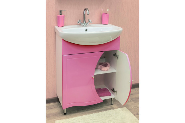 Раковина Santek Стелла 65 WH110174 полувстраиваемая цвет белый, на тумбу