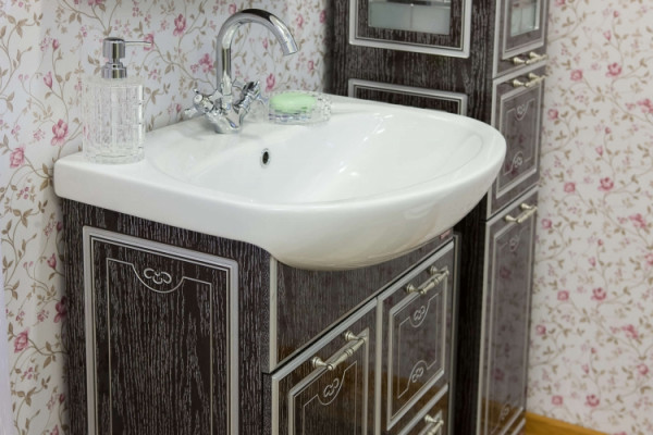 Раковина Santek Стелла 65 WH110174 полувстраиваемая цвет белый, на тумбу