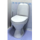 Унитаз-компакт Santek Римини WH302130 косой выпуск белый, овальный, 33.6x58 см