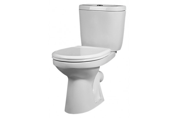 Унитаз-компакт Santek Анимо WH302137 белый, овальный, 38x63 см