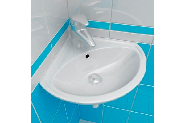 Рукомойник Santek Ирис WH110514 угловой цвет белый, с переливом