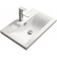 Раковина SantiLine SL-2101 80 прямоугольная, цвет белый, на столешницу